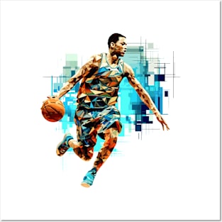 Basketball Player Sport Game Champion Competition Abstract Posters and Art